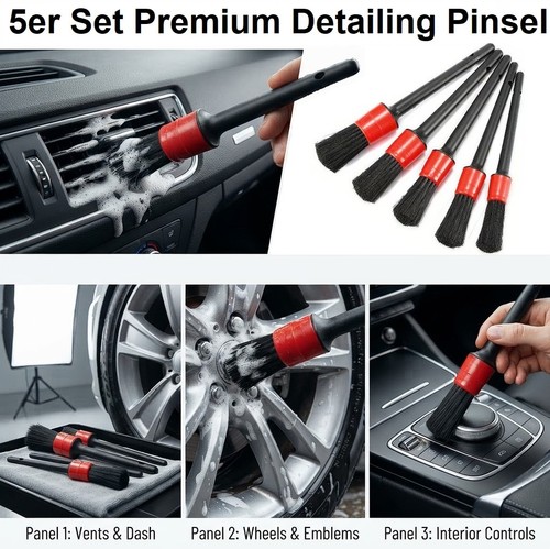 5tlg kfz detailing pinsel set - detailing,