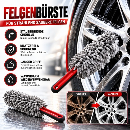 Mikrofaser felgenbürste - mikrofaser,